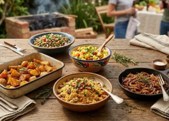 5 Combinações de Acompanhamentos Econômicos para o Seu Churrasco em Casa