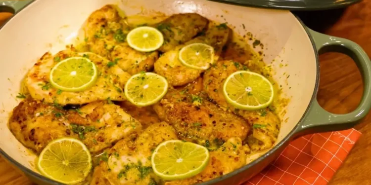 Peito de Frango Suculento com Molho de Limão